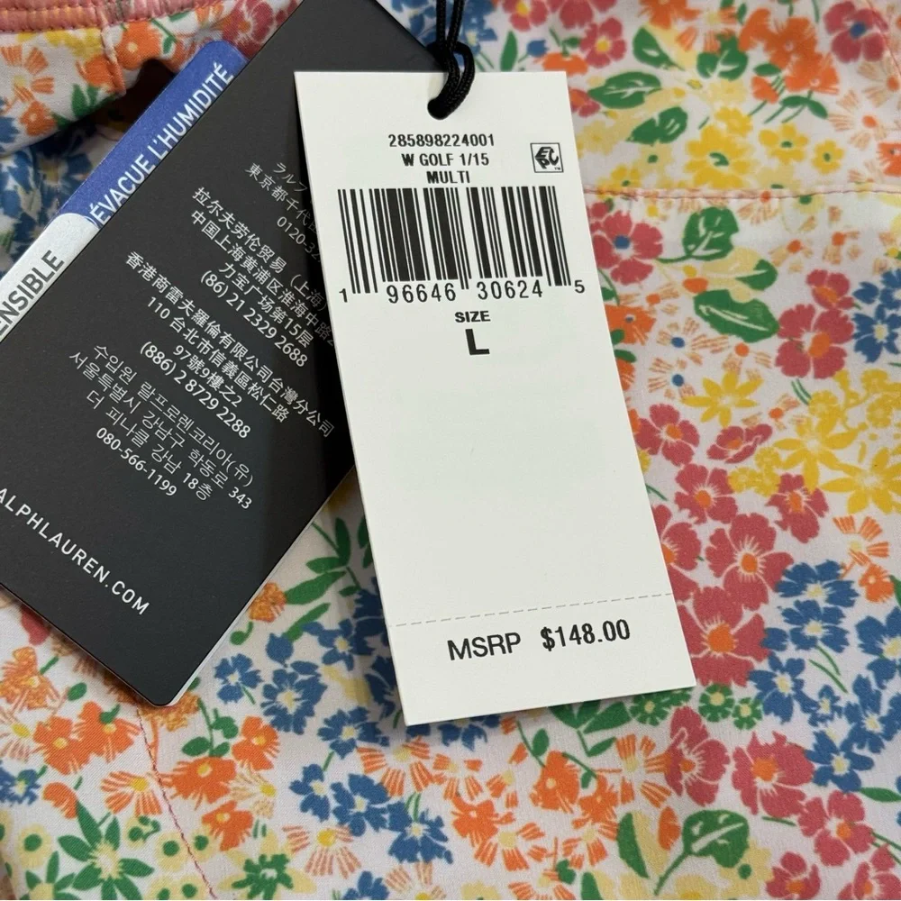RLX Ralph Lauren Floral Golf Skort Pull On‎ Size Large